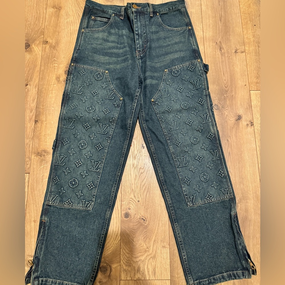 Louis Vuitton Workwear Carpenter Denim Jeans